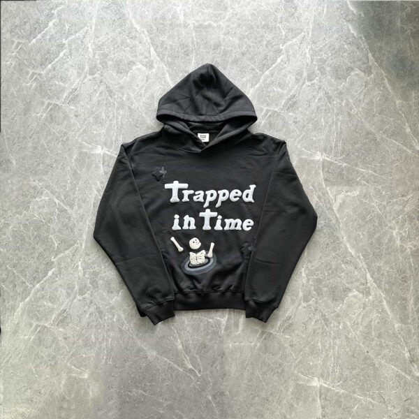 Broken Planet 'Trapped in Time' Black Hoodie