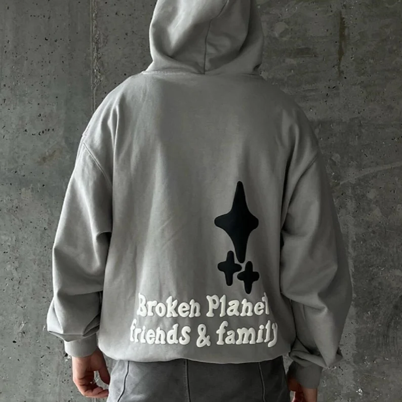 broken planet family & friends hoodie